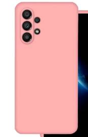 Чехол Samsung A13 Silicone Case пудра