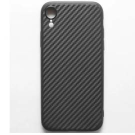 Чехол iPhone XR карбон