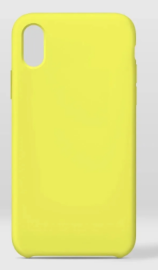 Чехол iPhone Xs Max Silicon Case желтый