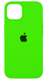 Чехол iPhone 14 Pro Silicone Case ярко зеленый