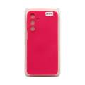 Чехол Samsung A16 Silicone Case ярко-розовый