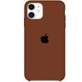 Чехол iPhone 11 Pro Silicon Case темно коричневый