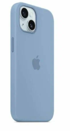 Чехол iPhone 15 Silicone Case MagSafe Light Blue