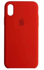Чехол iPhone X/Xs Silicone Case красный