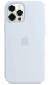 Чехол iPhone 12 Pro Max Silicon Case MagSafe Cloud Blue