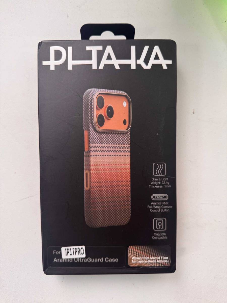 Чехол iPhone 17 Pro Pitaka (Аналог) Aramid UltraGuard Case Sunset