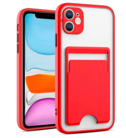 Чехол iPhone 12 Pro плотный с визитницей