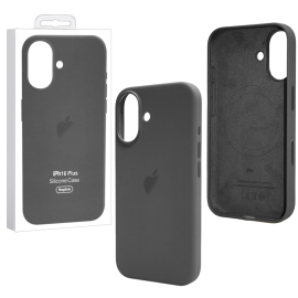 Чехол iPhone 16 Plus Silicone Case MagSafe Stone Grey