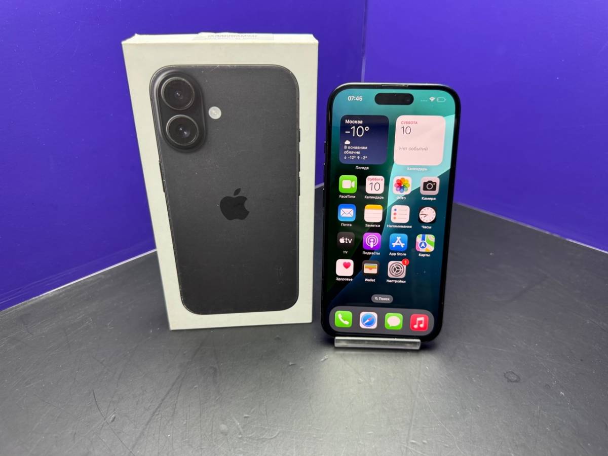 iPhone 16 128GB Black АКБ:89% imei354614891365876