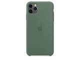 Чехол iPhone 11 Pro Max Silicon Case темно зеленый