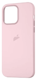 Чехол iPhone 14 Pro Max Silicon Case MagSafe без лого ярко-розовый