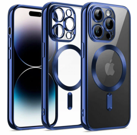 Чехол iPhone 15 Pro Magnetic Magsafe прозрачно-цветные