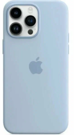 Чехол iPhone 14 Pro Max Silicon Case MagSafe без лого голубой