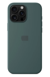 Чехол iPhone 16 Pro Silicone Case MagSafe Lake Green