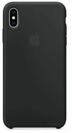Чехол iPhone Xs Max черный силикон