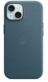 Чехол iPhone 15 Fine Woven Case MagSafe Pacific Blue