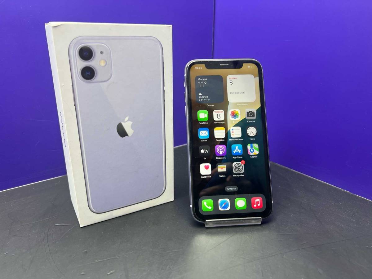 iPhone 11 128Gb Black АКБ 100% imei355807140256446