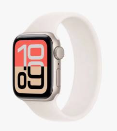 Apple Watch SE Gen 3 Starlight 44mm Starlight Sport Band S/M (MEHG4)