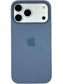 Чехол iPhone 17 Pro Max Silicone Case MagSafe Anchor Blue