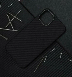 Чехол iPhone 15 Pro Knit Keivlar карбон