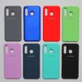 Чехол Samsung A30 силикон цветной