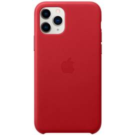 Чехол iPhone 11 Leather Case Red