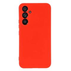 Чехол Samsung S24FE Silicone Case красный
