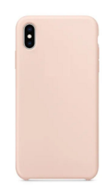 Чехол iPhone X/Xs Silicone Case пудра