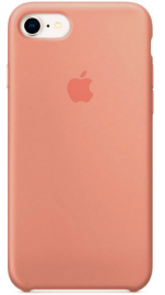 Чехол iPhone 7 Silicone Case персик