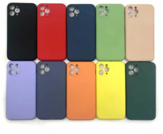 Чехол iPhone 14 Pro Цветной с защитой камеры