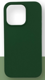 Чехол iPhone 14 Pro Silicon Case MagSafe без лого темно-зеленый