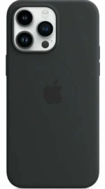 Чехол iPhone 14 Pro Max Silicon Case MagSafe без лого чёрный