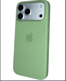 Чехол iPhone 17 Pro Silicone Case MagSafe Light Moss