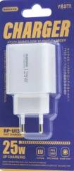 Адаптер питания Remax RP-U137 USB-C 25W