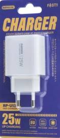 Адаптер питания Remax RP-U137 USB-C 25W