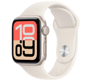 Apple Watch SE Gen 3 Starlight 40mm Starlight Sport Band S/M (MEH34)