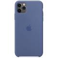 Чехол iPhone 11 Pro Max Silicon Case синий