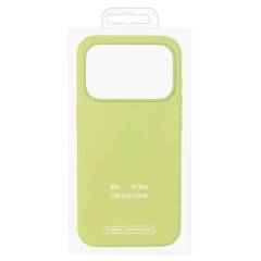 Чехол iPhone 17 Pro Silicone Case MagSafe Neon Yellow