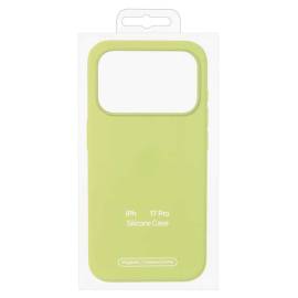 Чехол iPhone 17 Pro Silicone Case MagSafe Neon Yellow