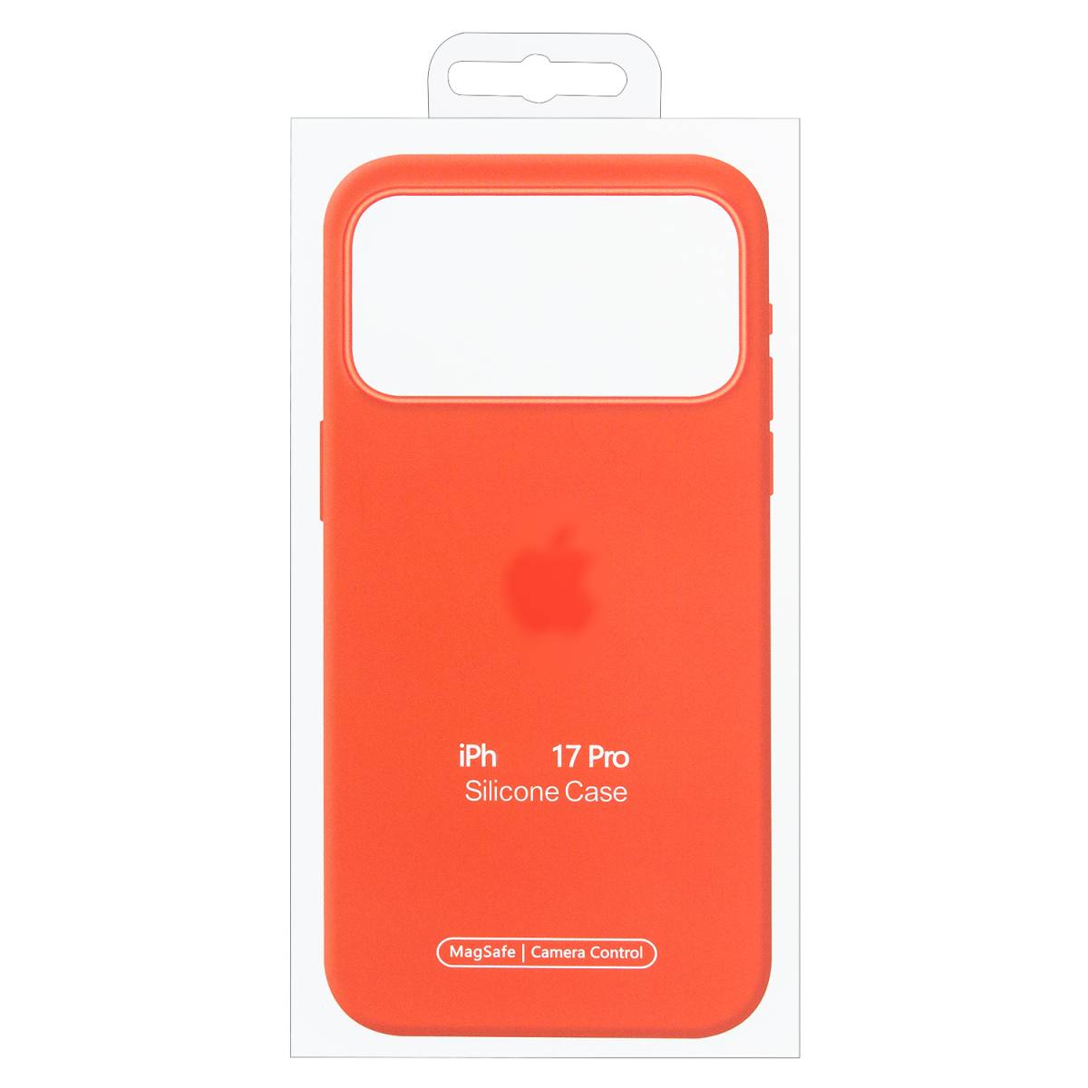 Чехол iPhone 17 Pro Silicone Case MagSafe Orange