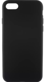 Чехол iPhone 7 Черный силикон 