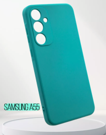 Чехол Samsung A55 Silicone Case мятный