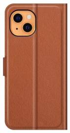 Чехол книжка iPhone 13 mini коричневый
