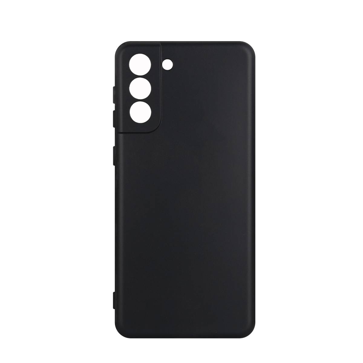 Чехол Samsung S21 Plus черный силикон