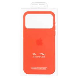 Чехол iPhone 17 Pro Silicone Case MagSafe Orange