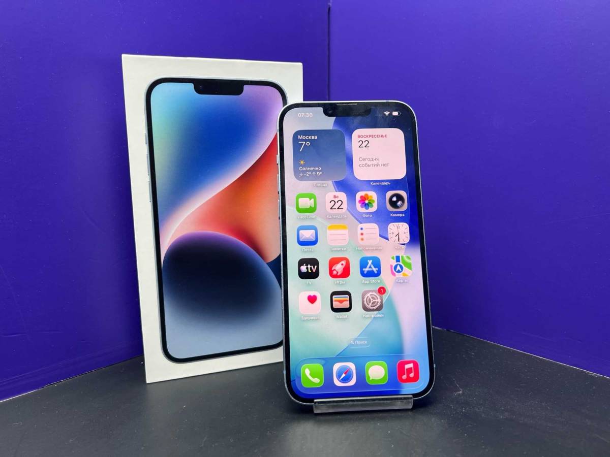 iPhone 14 Plus 128Gb Dual Sim Blue АКБ 82% imei356644016197456