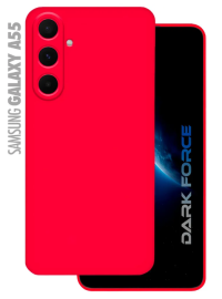 Чехол Samsung A55 Silicone Case бордовый