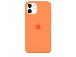 Чехол iPhone 11 Silicon Case оранжевый