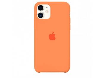 Чехол iPhone 11 Silicon Case оранжевый