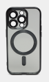 Чехол iPhone 15 Pro Max Magnetic Magsafe прозрачно-цветные